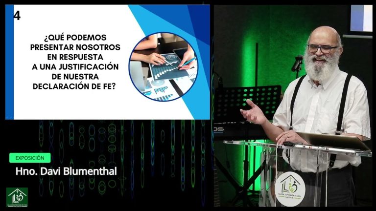 Estudio bíblico Confesión de fe – 5 – La Justificación # Hno. Davi Blumenthal # 22/07/2026